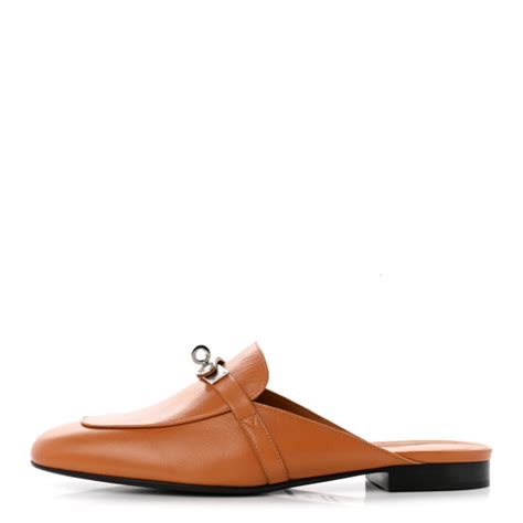 mules hermes talon|HERMES Heritage Calfskin Oz Mules 40 Natural .